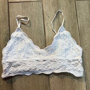 Primark White Floral Lace Bralette